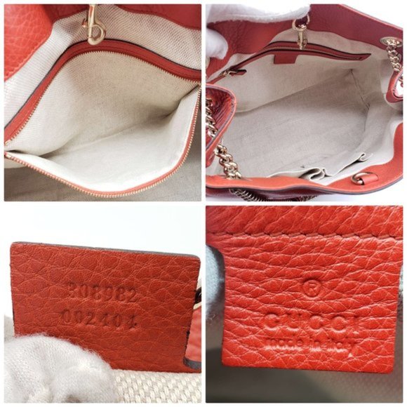 100% Authentic Gucci Soho on Chain Medium Leather Shoulder Bag - Picture 11 of 16